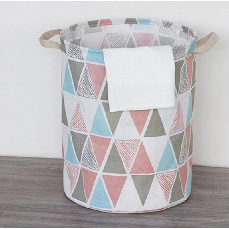 Folding Toy Basket Container Laundry Bag Triangle Organizer 45 cm