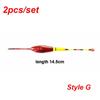 Fashion Fluctuate Slip Drift Tube Mix Size Floats Bobbers Fishing Lure Light Stick Floats Indicator