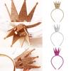 Sparkling Tiaras Crown Headband for Party Soft Padded Hairhoop Hair Accessory for Parties and Birthday Festival Hairband