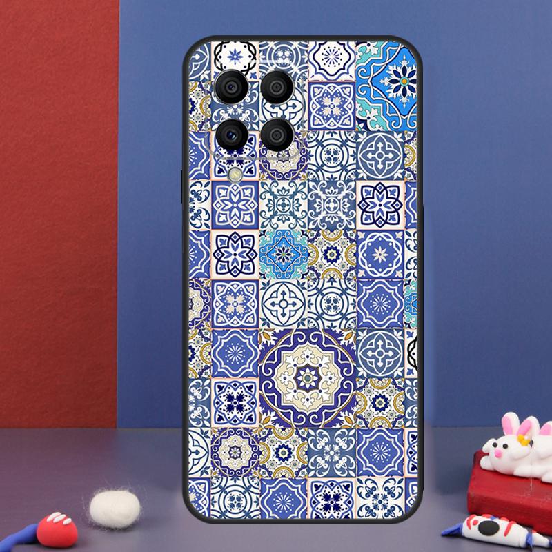 Эстетичный чехол-мозаика в стиле бохо для Samsung Galaxy M13 M53 M06 M16 M31 M11 M35 M55 M15 M56 M36 M12 M32 M52 M14 M34 M54