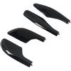 Compatible with Toyota Land Cruiser Prado J90 1996-2002 Black Exterior Roof Rack Rail End Cover Shell Cap Replacement 4PCS