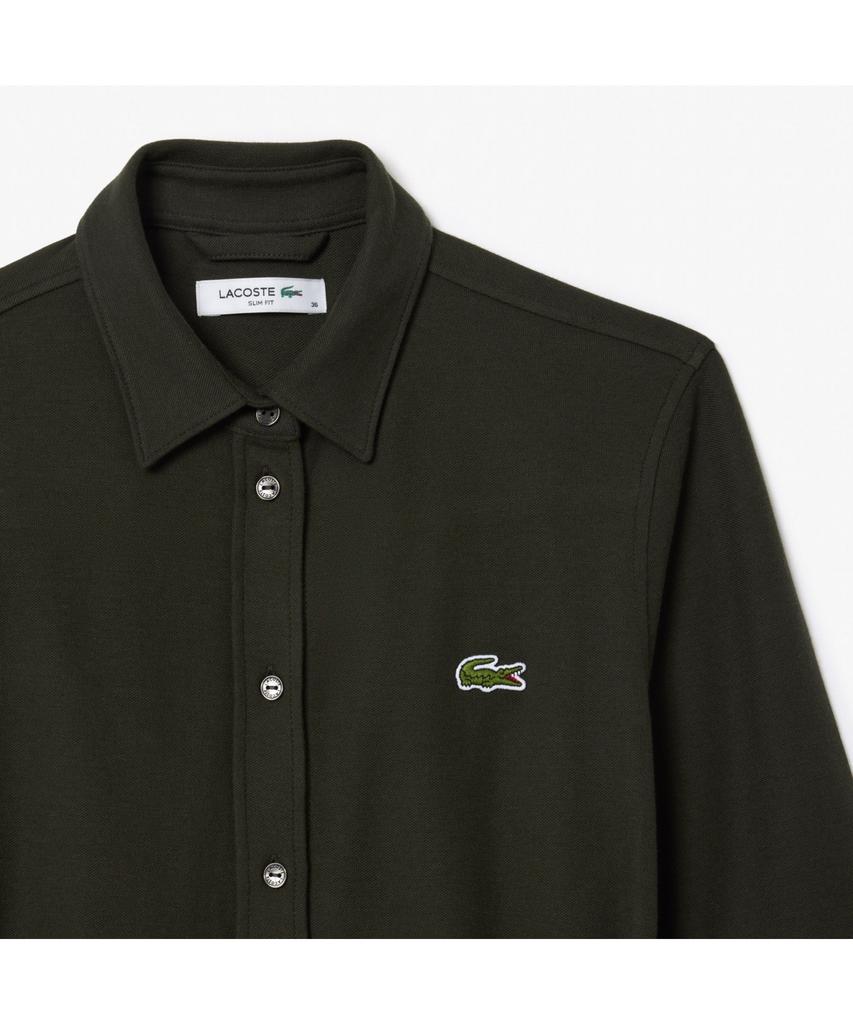 LACOSTE Женское пике-платье-рубашка с поясом Ef3263-54N L7A