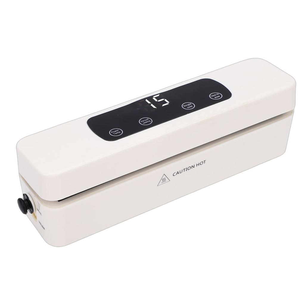 Машина для вакуумной упаковки продуктов Сильная всасывающая сила Автоматический Компактный Запайщик продуктов для домашнего кухонного использования