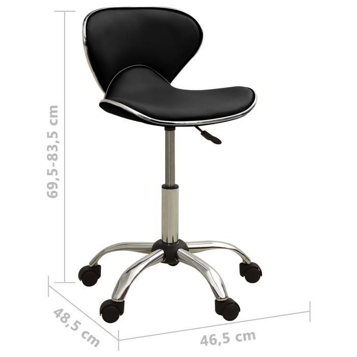 VidaXL Chaise de Bureau Siège de Bureau Chaise Pivotante d'Ordinateur Siège Ergonomique Maison Intérieur Hauteur Réglable 3088626
