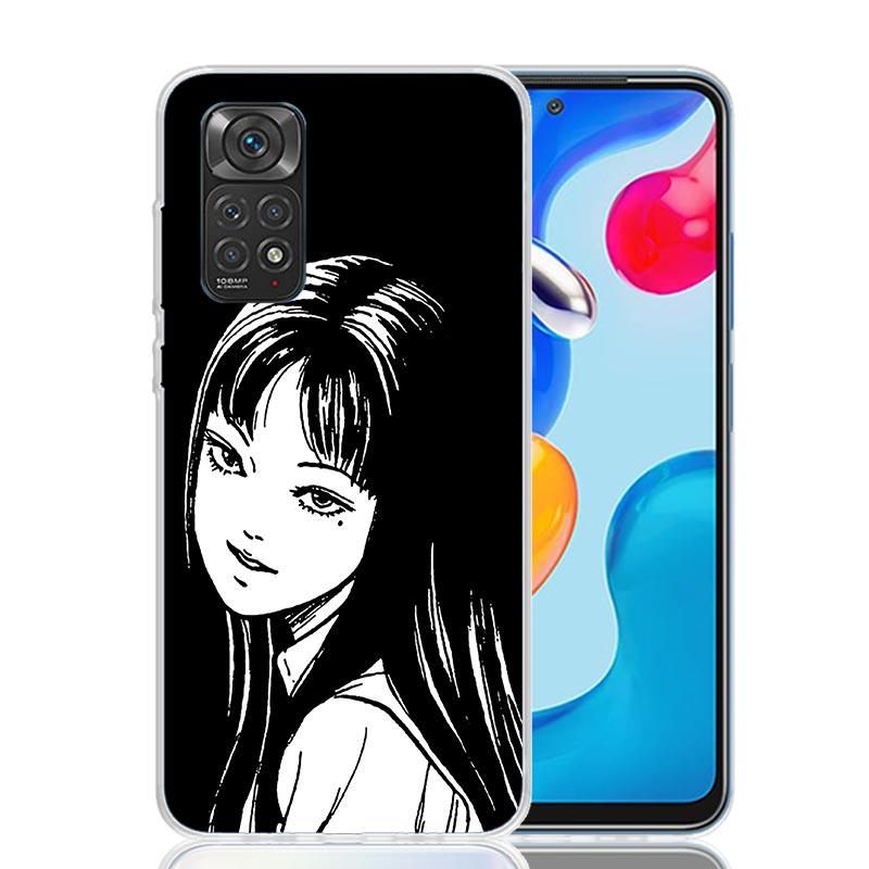 Японский Хоррор Комикс Аниме Чехол для Телефона Для Xiaomi Redmi Note 15 14 13 12S 12 Pro Plus 11S 11E 11 11T 10S 10 Искусство Мягкий Узор Cov