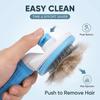 Pet Brush Self Clean for Dog Cat, Removes Loose Fur and Reduces Shedding