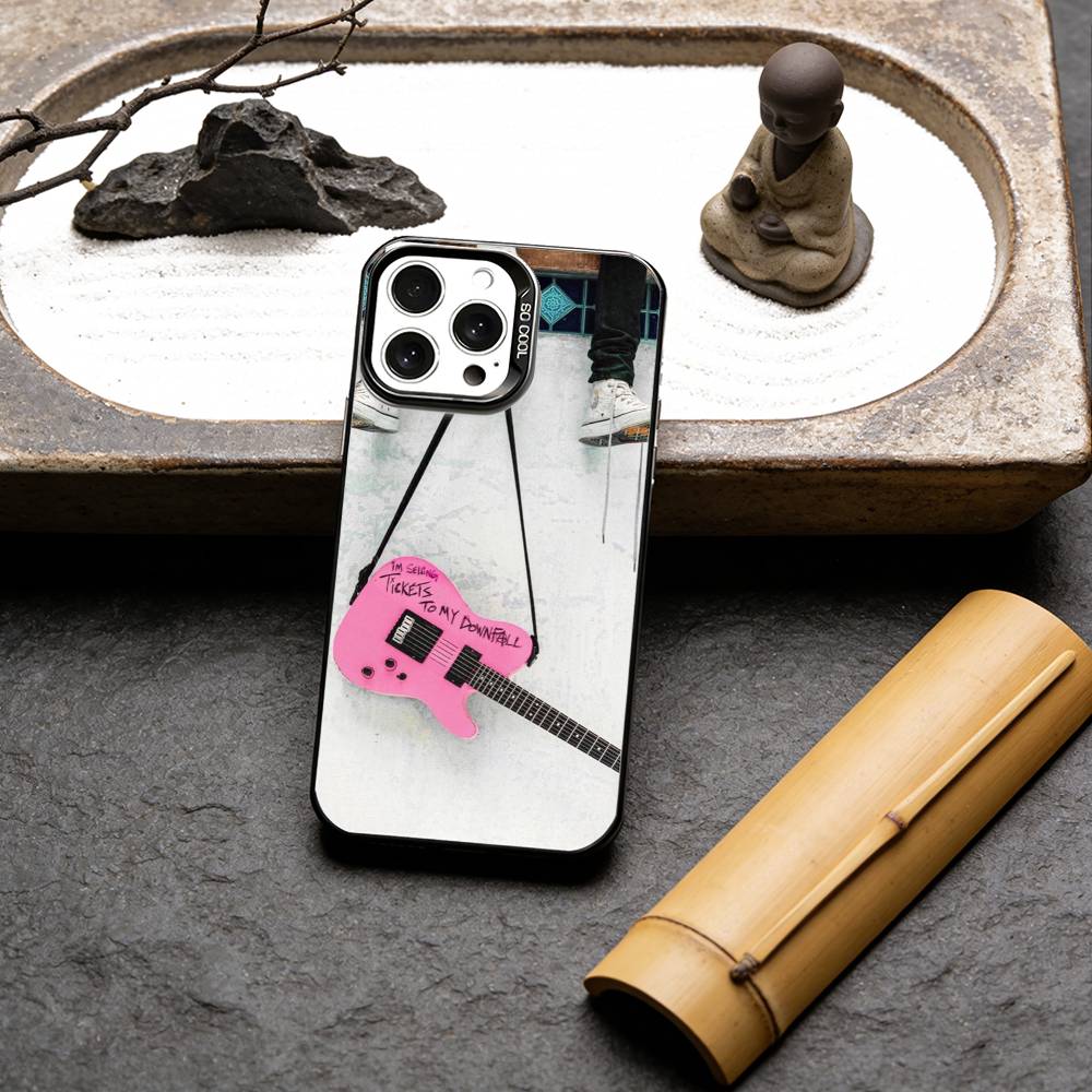 MGK M-Machine-GUN K-Kelly Phone Case For IPhone 16 17 15 14 12 13 Pro Max Black Color Shockproof Cover