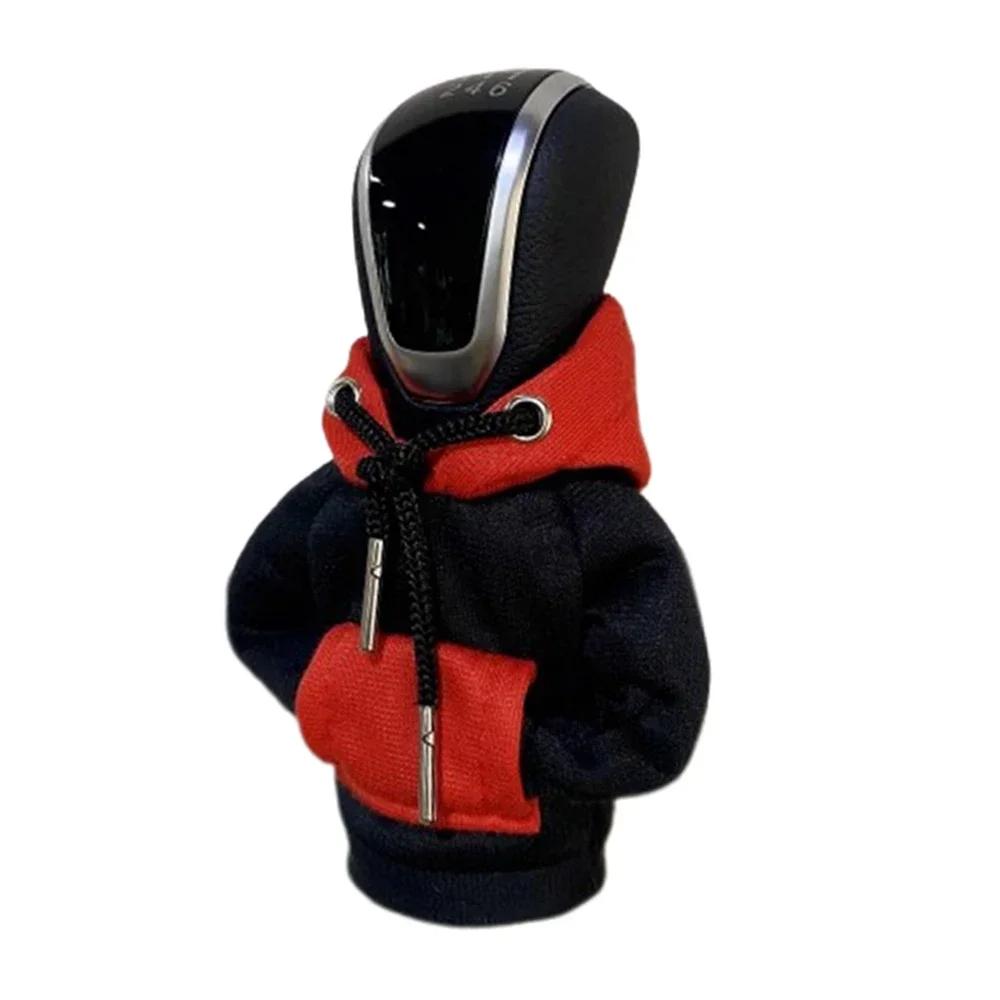 Толстовка с капюшоном для автомобиля, чехол для переключения передач, модная толстовка с капюшоном для автомобиля, крышка для ручки переключения передач, толстовка с ручной ручкой, чехол для рычага переключения передач