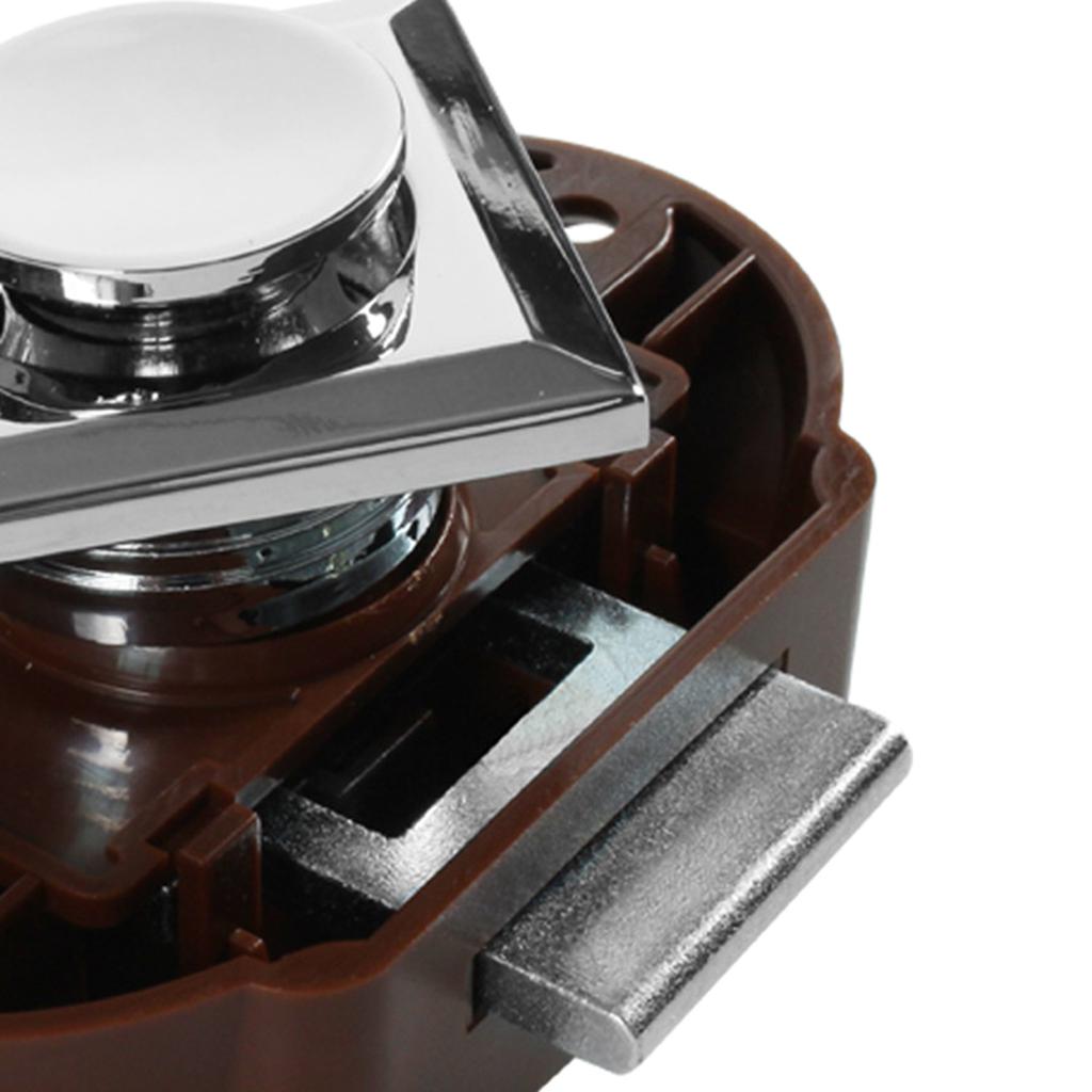 Главная Шкаф для автофургона Кнопка без ключа Защелка Замок Люк Фиксатор Дверной замок Ручки для шкафа Автодом Караван Кемпер Ручка