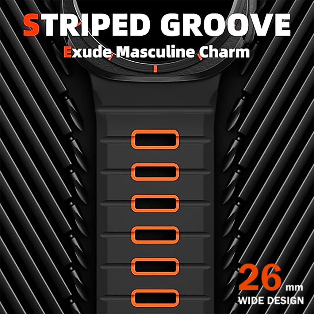 Для Samsung Galaxy Watch 7 Ultra Ремешок 47мм Аксессуары correa Спортивный Силиконовый Браслет Для Samsung Galaxy Watch Ultra 2025 ремешок 47 мм