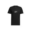 Adidas T Shirts Men's Black Crew Neck Moderate Straight Fit HG4424