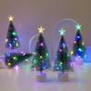 1Pc Luminous Mini Christmas Trees Beautiful Small Artificial Xmas Trees Desk Decorations Christmas Home Decorations