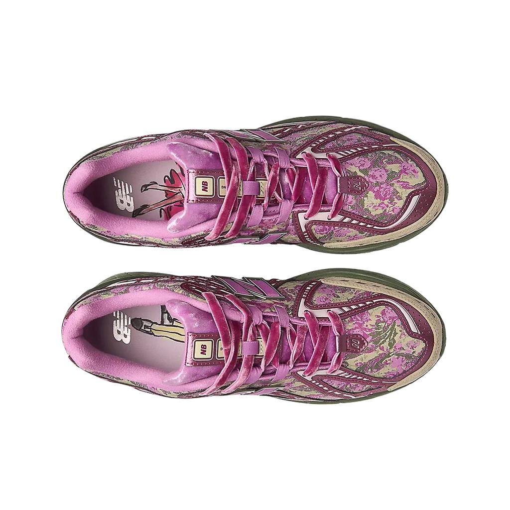 Кроссовки Jack Harlow x New Balance 1906R Rose Runner Мужские Розовый Устало-Зеленый Светло-Фиолетовый Металлик M1906RJH