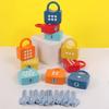 Number Matching Number Lock Key Toys Math Count Learning Number Toy  For Toddler