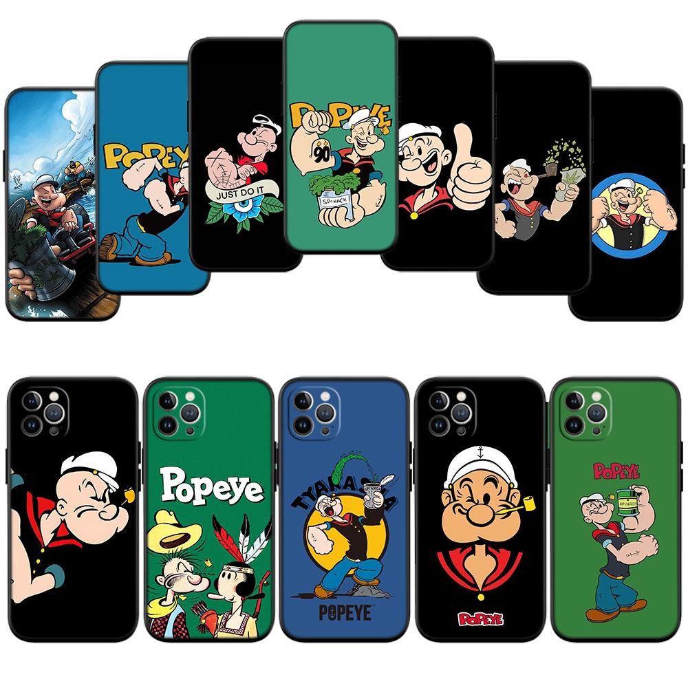 RP53 P-Popeyes New High-End Shell Phone Case for Redmi Note 8 9 Pro Max 9S 9T 9C NFC 8T 8A 10A A4