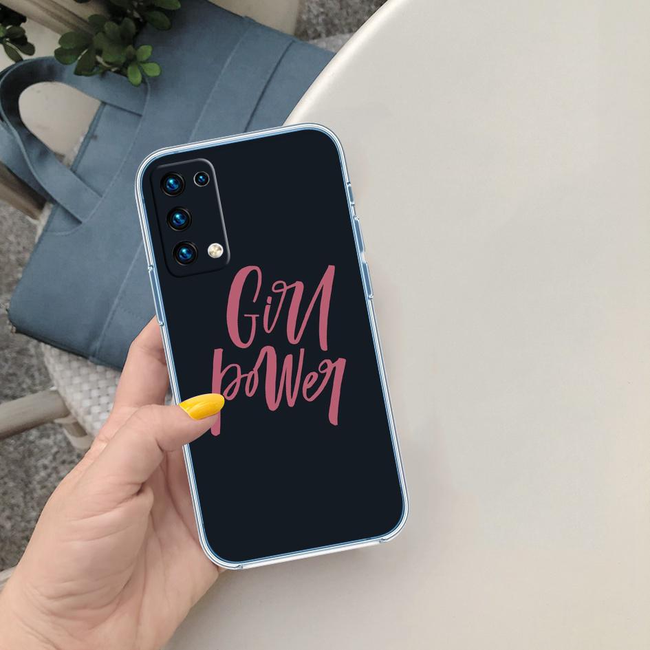 PP38 Girl Power Fight Soft Shell Transparent Phone Case for Samsung Galaxy A04 A04S A14 A23 A34 A54 M23 M33 M52 M53