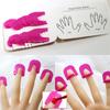 26x Nails Polish Protector 10 Sizes Reusable Nails Polish Guard C Shield Skin Cuticle Protector for Nails Art Painting