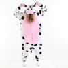 Cow Onesies For Adults Women Pajamas Men Full Body Pijama Kigurumi Anime Costume Cosplay One-Piece Bodysuit Halloween Sleepwear