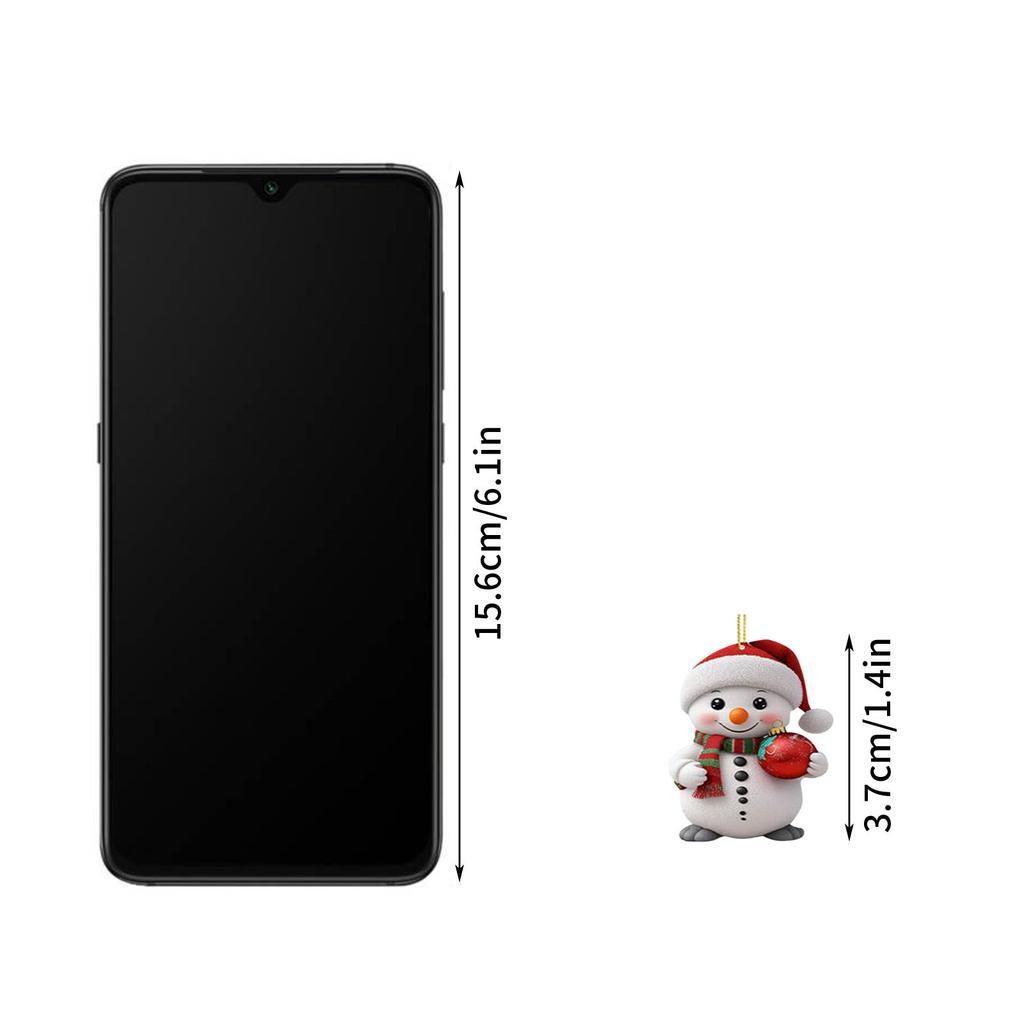 Рождественский календарь обратного отсчета. 24 симпатичных акриловых подвески в виде снеговиков. Рождественские елочные украшения, которые подойдут для семьи и друзей в праздничный сезон.