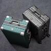 Yongsheng 24" Retro Trolley Case: High-End Password-Protected, Universal Wheel, Aluminum Frame, Large Capacity.