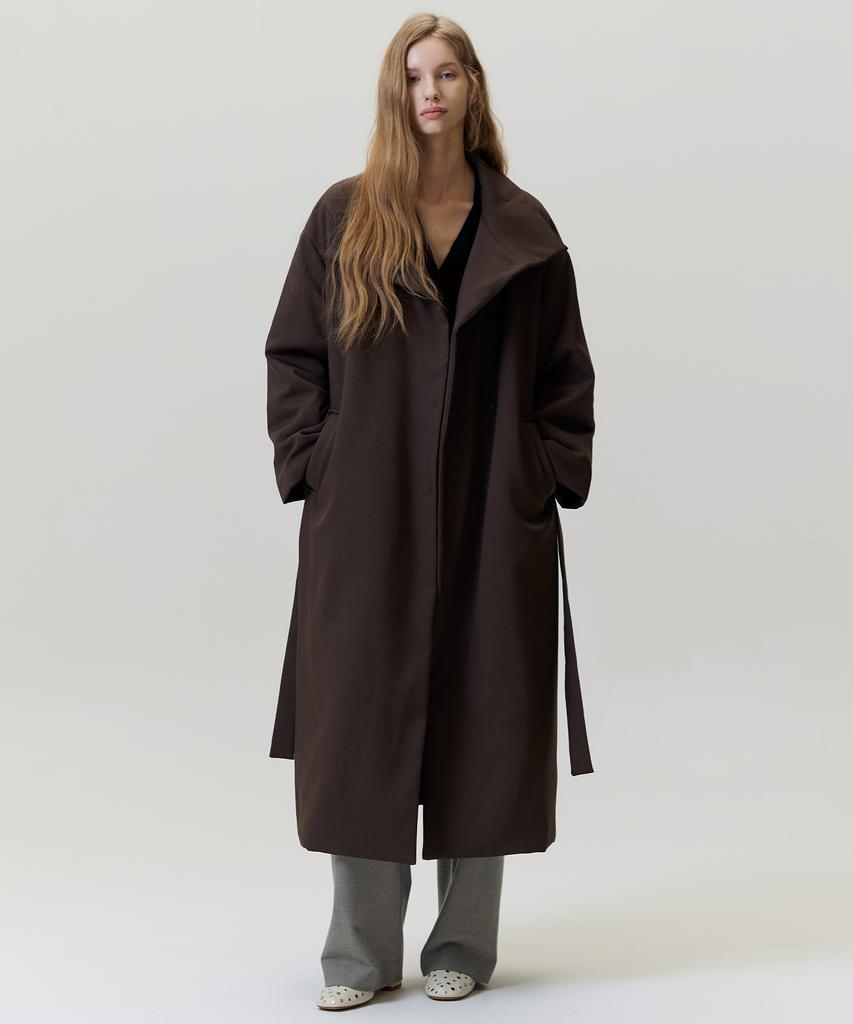 Hae By Haekim [Atelier] Belted Padded Coat_Brown