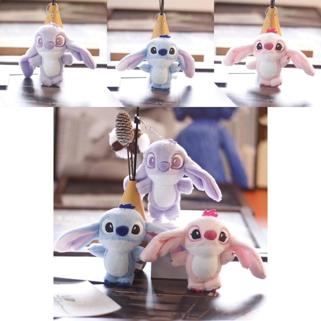 Adorable Plush Stitch Keychain Ultra Soft Stuffed Animal Backpack Charm 14cm