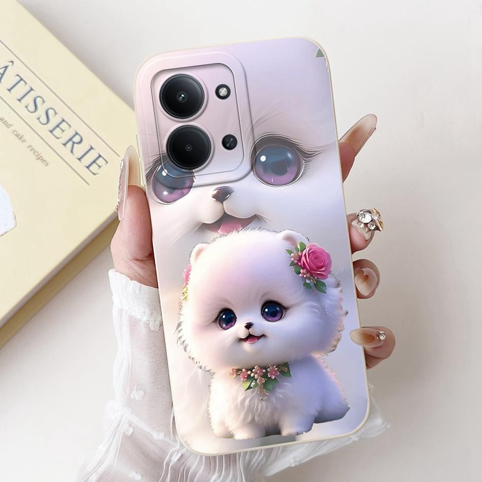 Для Xiaomi Poco C85 4G Милый Кролик Кошка Мультяшный Чехол Для Poco C85 C 85 4G Ударопрочный Мягкий Силиконовый Чехол