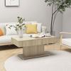 VidaXL Coffee Table, Side Table, End Table, Living Room Storage Furniture, Scandinavian, Sonoma Oak Wood 806834