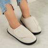 Slippers for Men Suede Leather Comfy Warm Plush Slip-on Shoes Non-Slip House Shoes Indoor/Outdoor