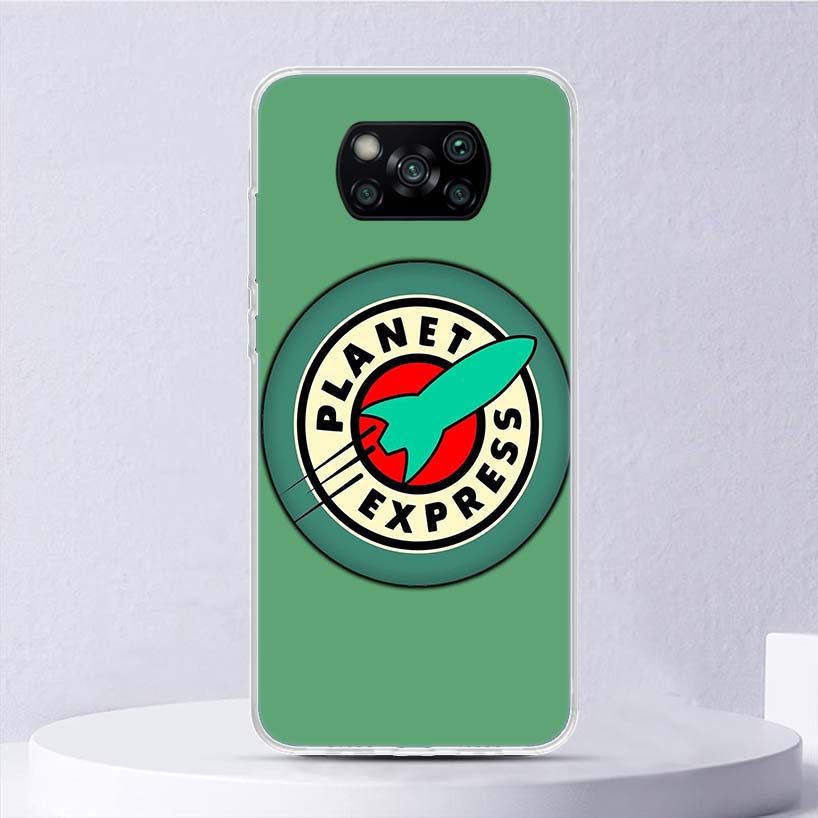 Futurama Planet Express Soft Case For Xiaomi Poco X7 X6 X5 X4 X3 Nfc F7 Ultra F6 F5 Pro Phone Cover F4 Gt F3 M5S M4 M3 M5 M6 Coq
