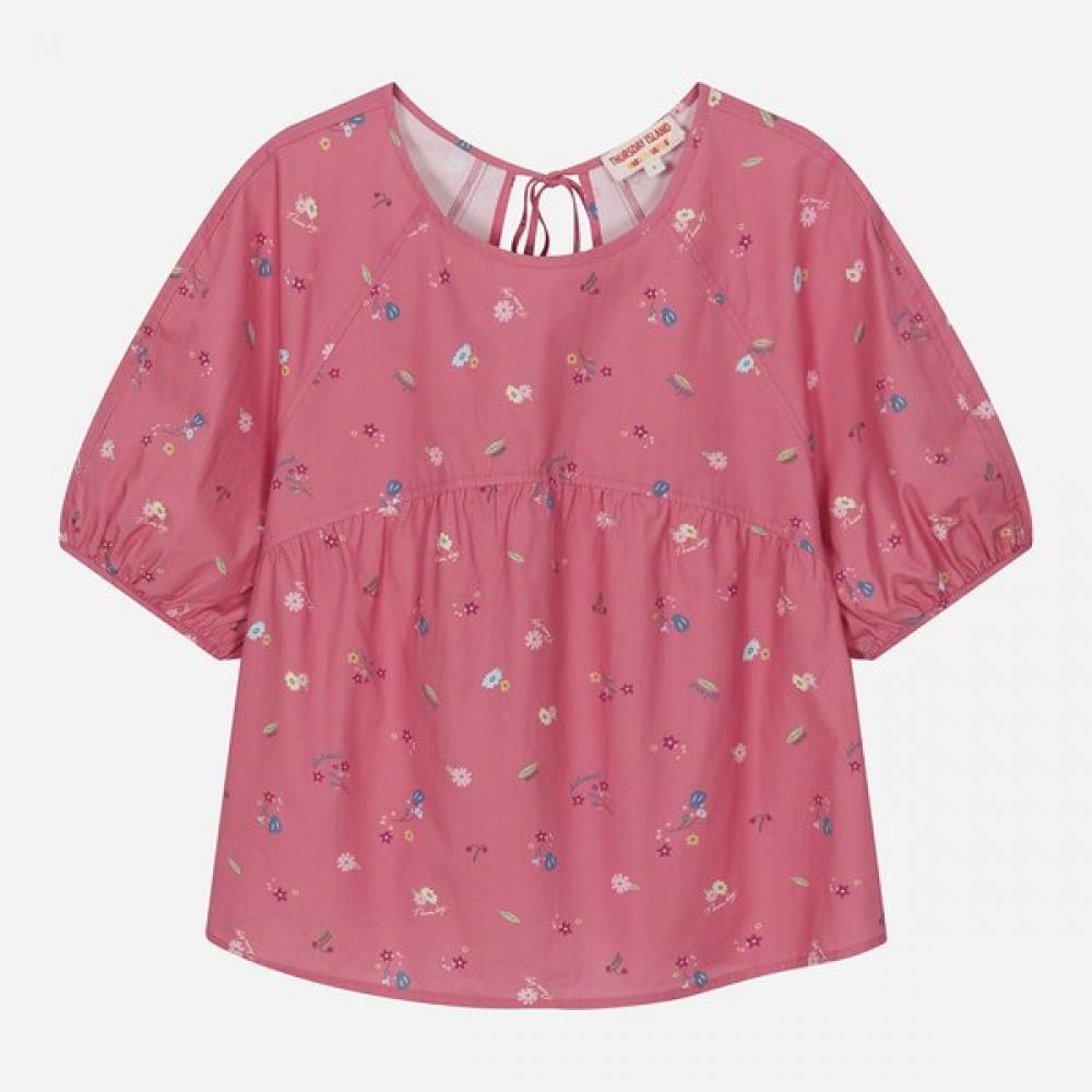 ThurSday ISland Women S blouSon Back Neck Hole Pattern blouSe T264mbl262w