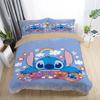 Adorable 3d Cartoon Stitch Anime Comforter With Matching Duvet Cover And Pillowcase