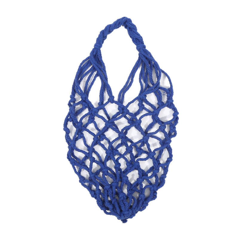 1pc Handmade Mesh Bag Reusable Beverage Holder Coffee Cup Holder Portable Drink Carrier Decorative Mesh Bag