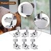 6x Guitar Tuners Sealed Tuning Pegs Metal Replace Parts 3+3 Enclosed String Keys