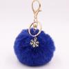 Bag Charm Pompom Pendant Fluffy Plush Ball Keyring Fashion Fur Ball Key Chain  Women Girls