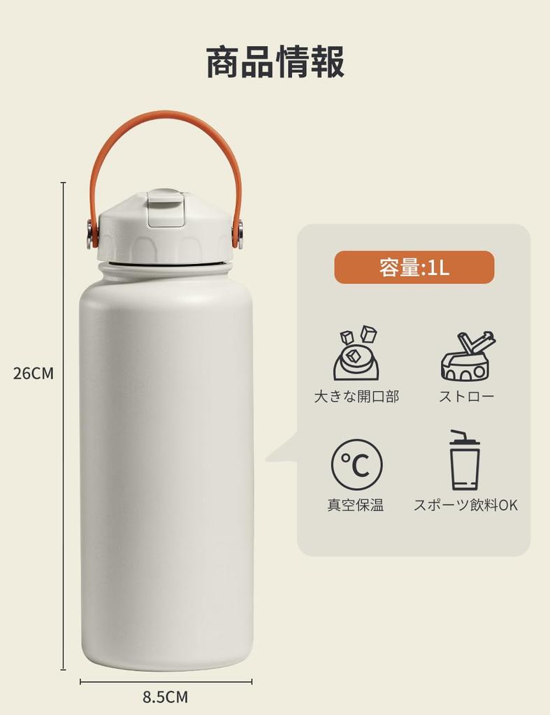 Бутылка для воды Blackube 1 л Вакуумная с двойными стенками Спортивная Большая из нержавеющей стали Идеально подходит для девушек и водителей такси и людей, которые любят путешествия на открытом воздухе