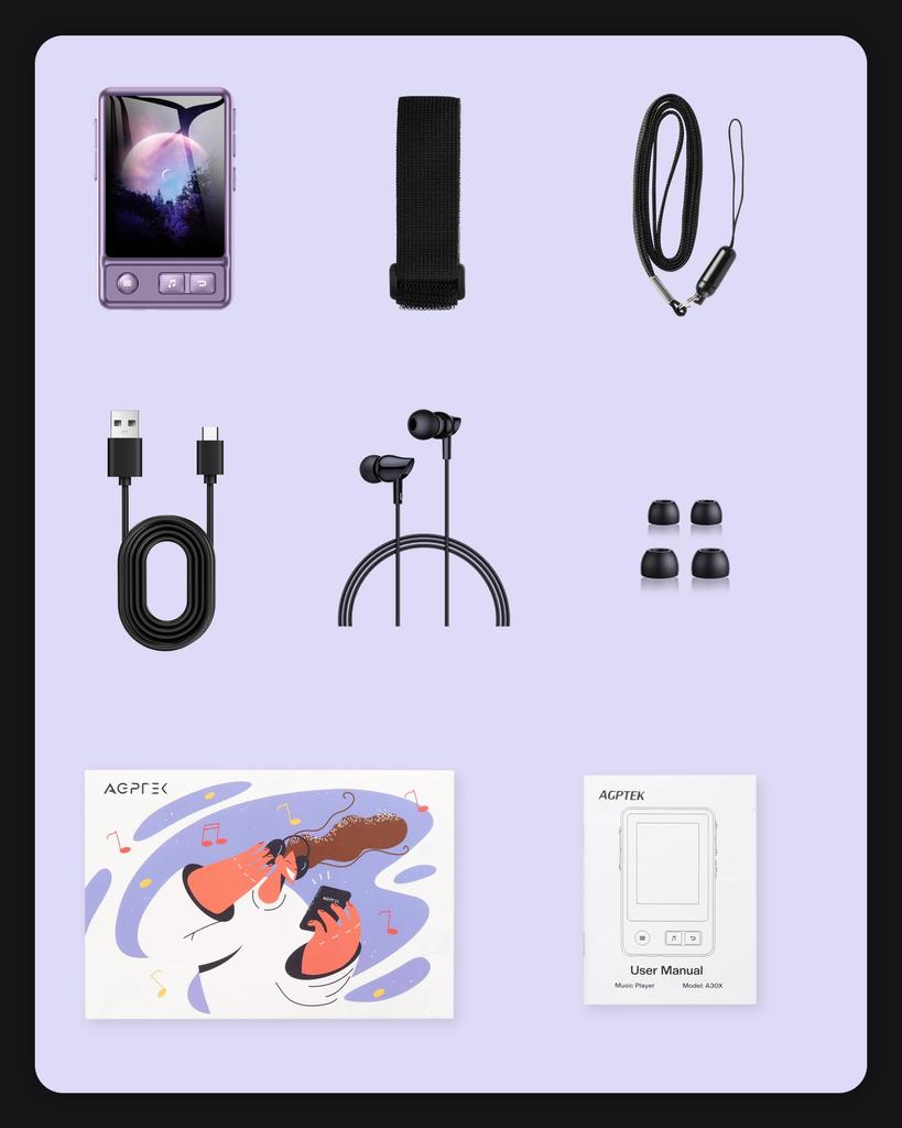 MP3 Bluetooth для оснащения дюймовым сенсорным экраном без потерь звука 32 ГБ карта TF FM расширяемая до для подходит для японского руководства Поставляется с PSE