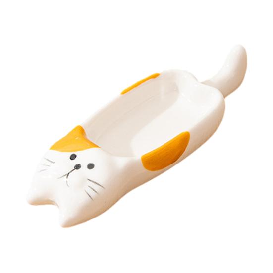 Миска для соевого соуса в форме кошки Мини-соусница Милая керамическая тарелка для масла соли уксуса суши масла чили джема приправ закусок