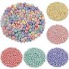 Акриловые плоские круглые бусины, однотонное ожерелье, разноцветные свободные бусины, сделай сам, 6 мм, аксессуары для изготовления ювелирных изделий, граненые режущие браслеты, бусины