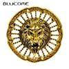 Retro Hollow Out Domineering Lion Brooch Fashionable and Simple Men's Coat Suit Pin Banquet Corsage Accessories