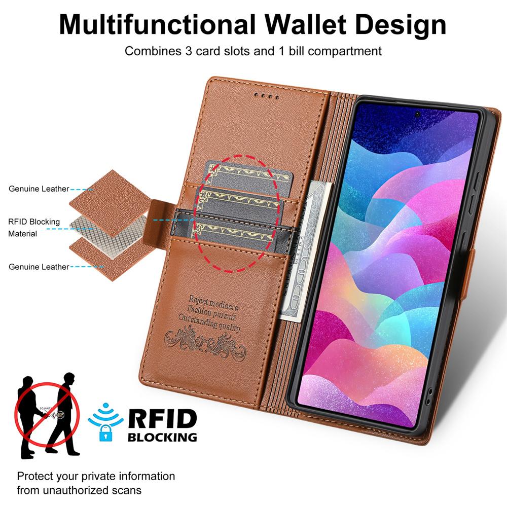 Кожаный чехол-книжка для Samsung Galaxy S25 Edge S24 FE S26 S23 Ultra S22 Plus A37 A57 A17 A07 A36 A56 Магнитный чехол-кошелек