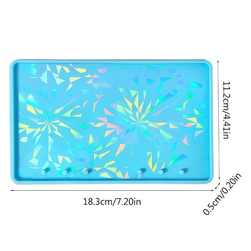 Голографическая светотеневая обложка для блокнота Декоративная силиконовая форма Зеркальная AB-поверхность Украшения DIY Ручной инструмент