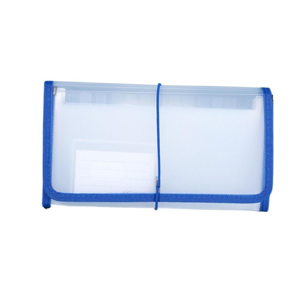 Binding Rope PP Expanding File Folder 13Pockets Accordian File Bag Receipt Storage Bag Student