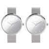 Pair Watch Couple Watch Pair Simple Silver Couple Ladies Men Mirror KLON CONNECTION ELFIN 38mm -mirror .ver-