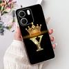 Для OPPO A5x 4G Чехол CPH2725 Обложка Роскошные Буквы Короны Мягкий Силикон Прозрачные Чехлы для Телефона Для OPPO A5x Coque A 5x 2025 Funda
