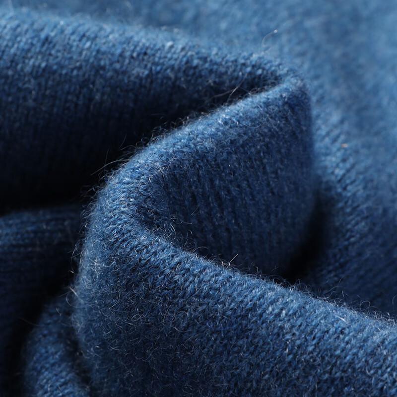 Hengyuanxiang Men's Faux Collar Cashmere Pullover Sweater