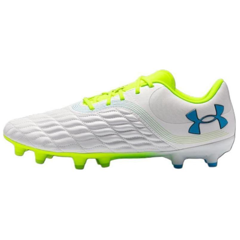 Under Armour Magnetico Pro 3 FG White High Vis Yellow Unisex Sneakers Capri 3027038-103