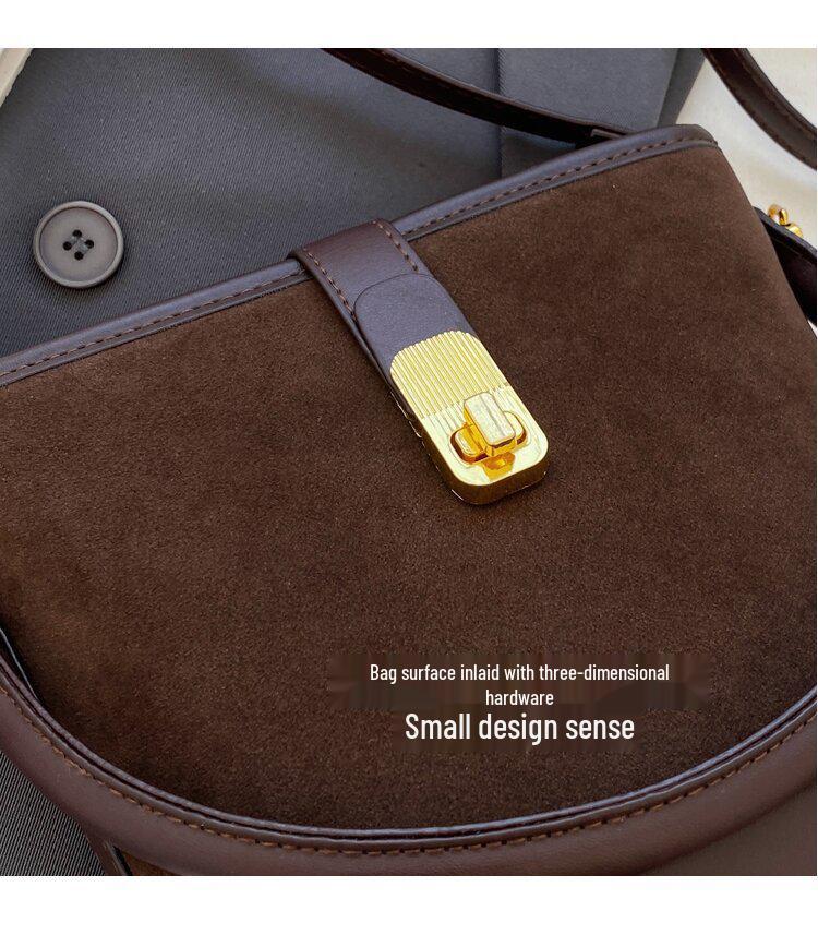 Sleek Women's Frosted Bucket Bag: Autumn/Winter, Large Capacity, Single Shoulder, Crossbody, Chic Handbag, Underarm Small Bag.