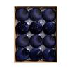 12pcs Velvet Christmas Balls Christamas Tree Pendant