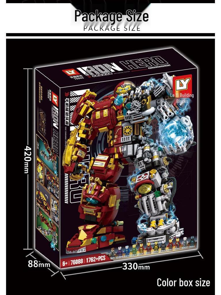 Совместимые Железные Меха Герои Строительные Блоки - Мелкие Детали Развивающие Игрушки для Детей